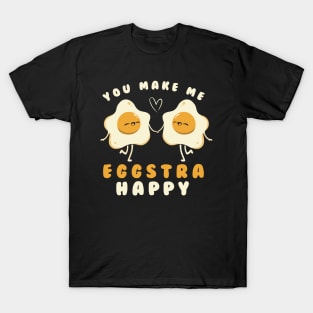 You Make Me Eggstra Happy by Tobe Fonseca T-Shirt